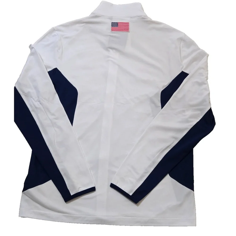 J Lindeberg Constantin Full Zip Men's M White NWT - Picture 6 of 12